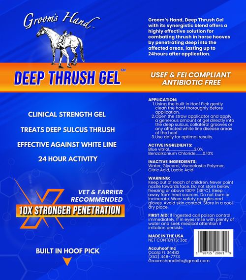 Groom's Hand Deep Thrush Gel