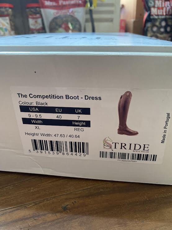 Stride Competition Dress Boot - 40 XL R