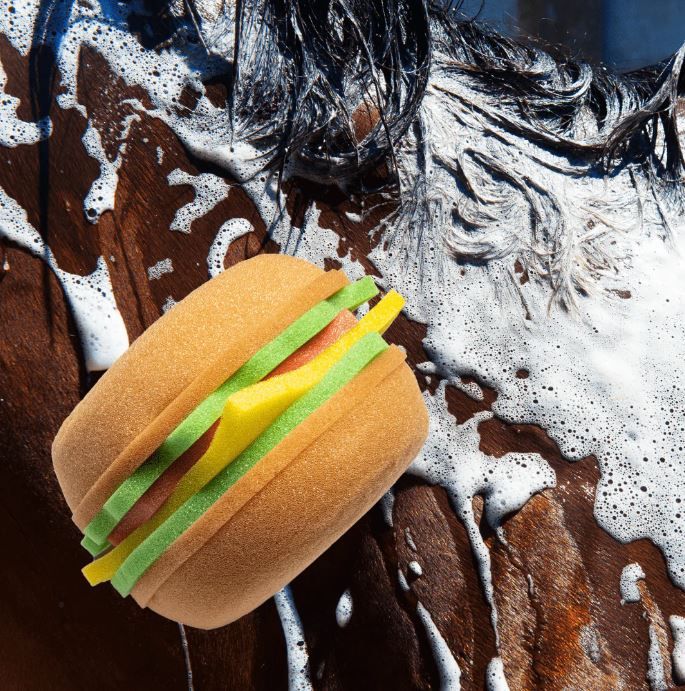 Burger Bath Sponge