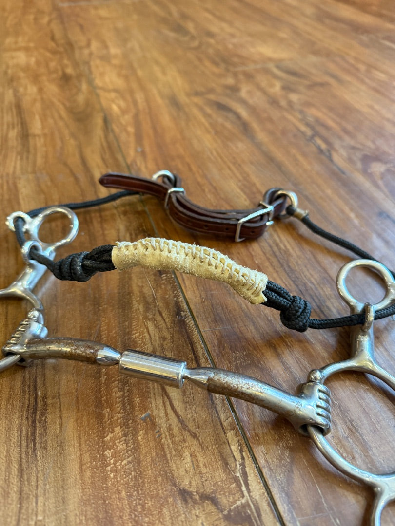Myler 3 Ring Combination w/ Rawhide Noseband - 5.5"