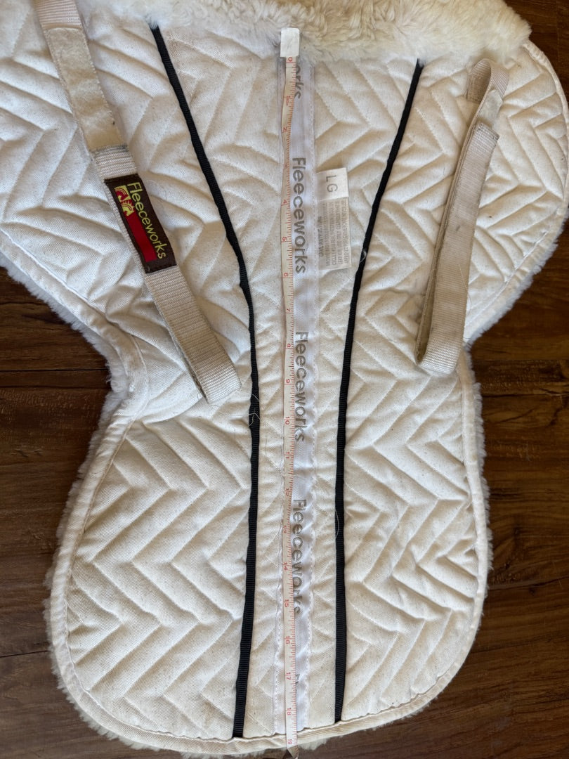 FXK Technology Sheepskin Halfpad with Plain Edge
