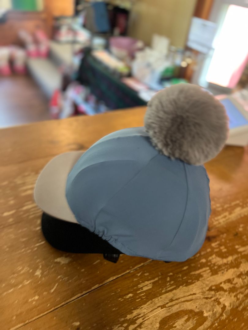 LeMieux Pom Hat Silk - Ice Blue