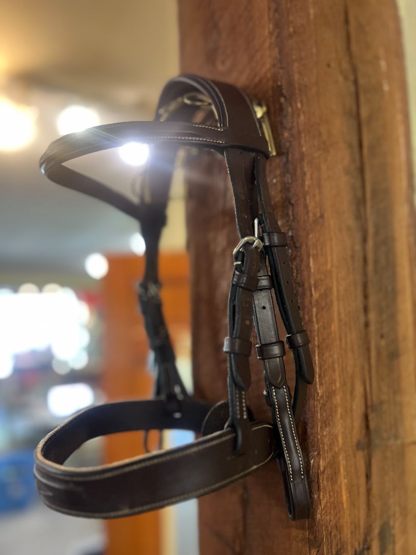 Dy'on Wide Nose Hunter Bridle - Pony