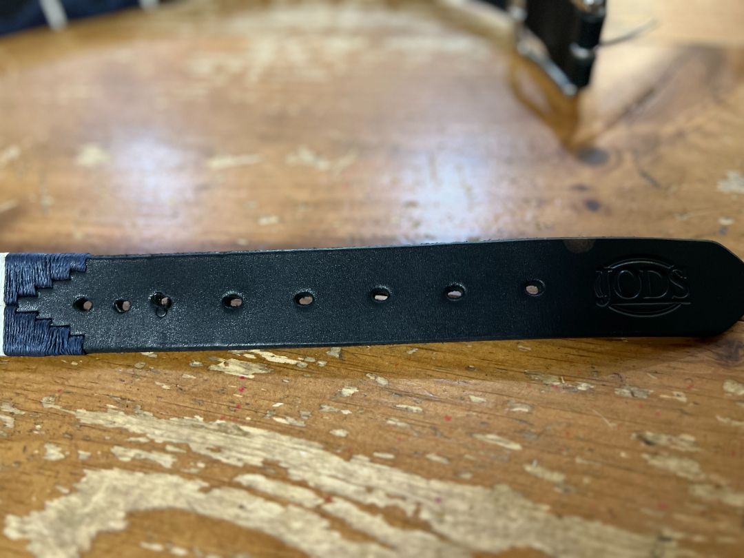 Leather Argentine Polo Belt - 36"